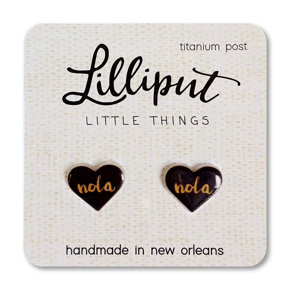 NOLA Heart Earrings